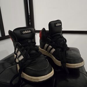 Adidas Men's Black and Red Sneakers